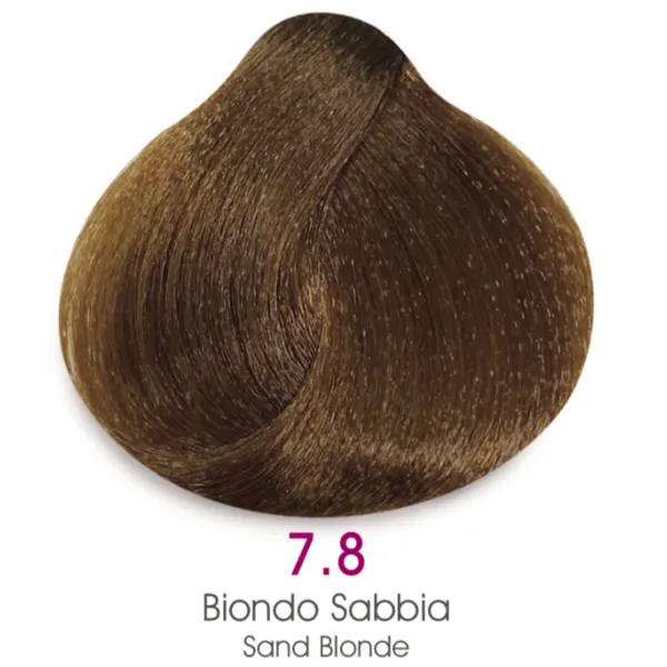 TMT Milano Art Collection Crema Colorante Luminacolor 7.8 Rubio Medio Arena 100ml - 1